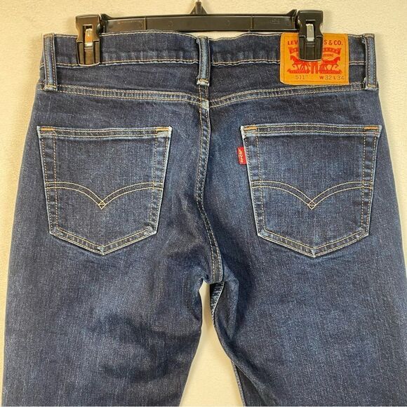 Levi's 511 Blue Jeans Size 32 - Picture 9 of 14